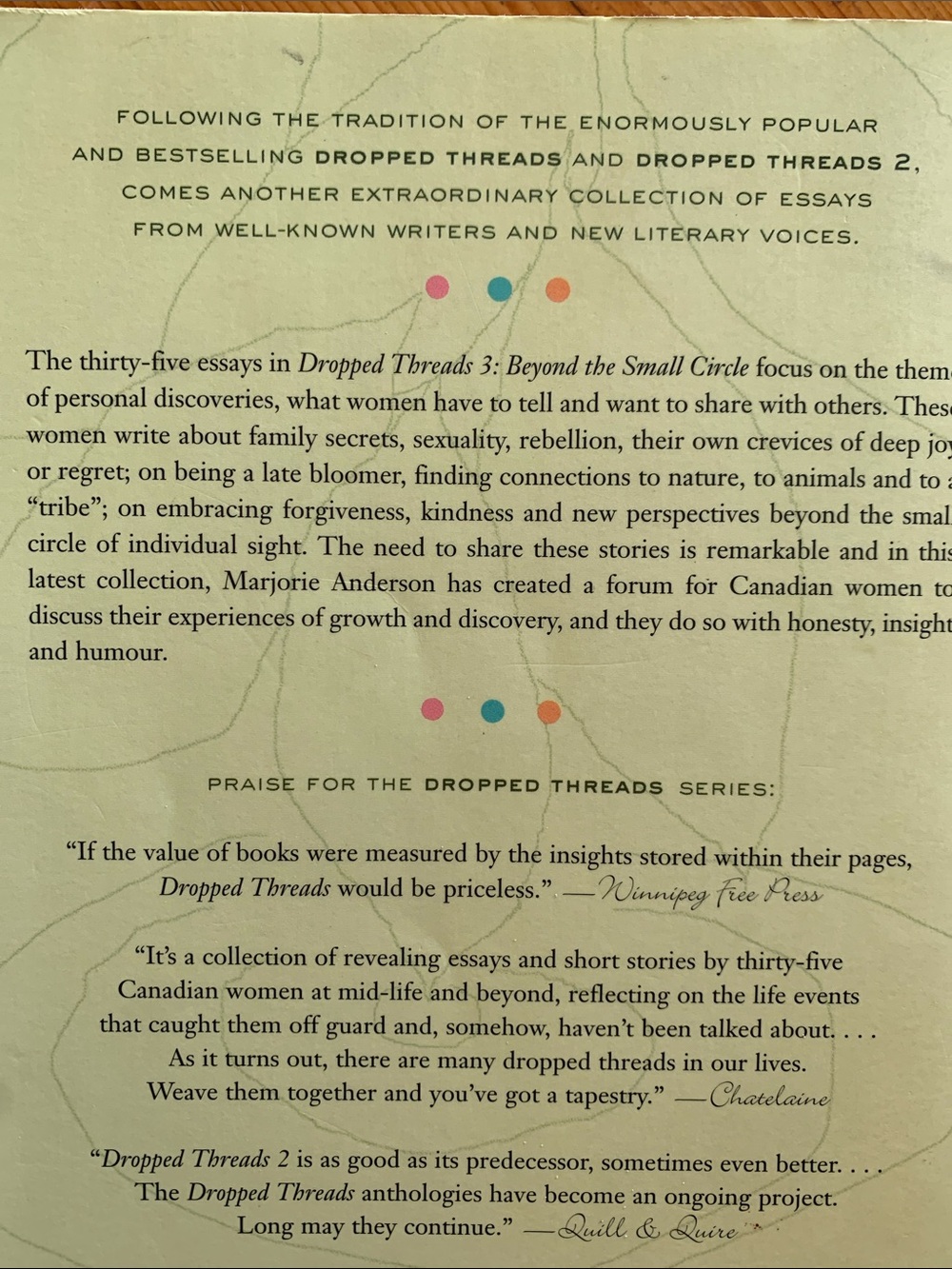 Book-Dropped Threads - Picture 2 of 3